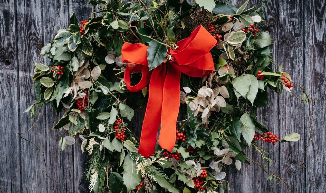 sviatok Yule vianočný veniec