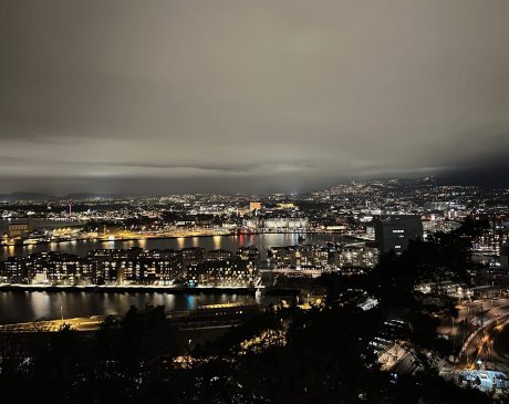 čo vidieť v Osle nočná panorama